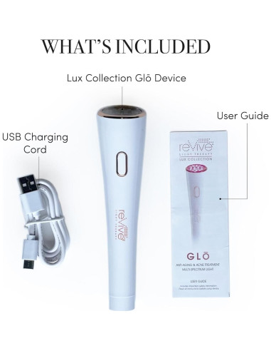 Dispositivo de Terapia de Luz reVive Lux Glo LED para Piel