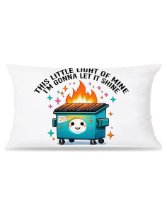 Funda de Almohada Decorativa FITIE 30x51 cm Terciopelo Blanco