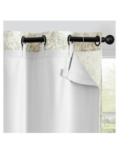 Forros de Cortinas Blackout JINCHAN 2 Paneles 238,76x127 cm