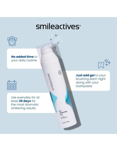 Kit Blanqueamiento Dental Smileactives 60 Días Gel y Lápiz