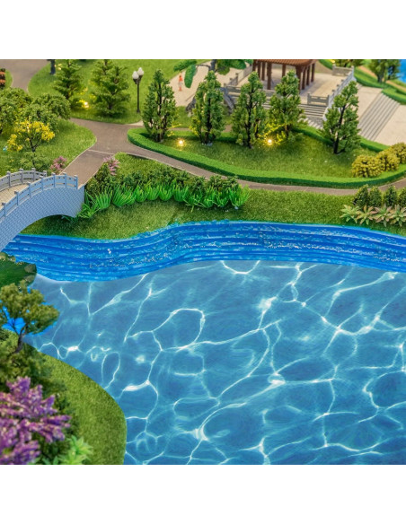 Hoja de Agua Ripple STOBOK - 5 Hojas Efecto Agua 29.5x21cm