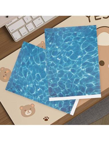 Hoja de Agua Ripple STOBOK - 5 Hojas Efecto Agua 29.5x21cm