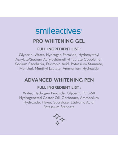 Kit Blanqueamiento Dental Smileactives 60 Días Gel y Lápiz