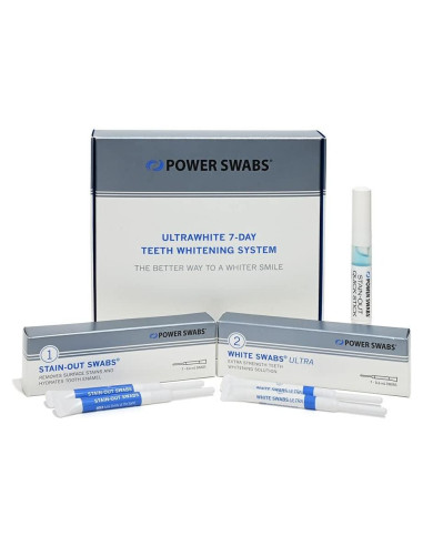 Kit Blanqueamiento Dental UltraWhite 7 Días - Power Swabs