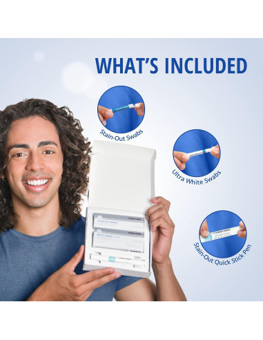 Kit Blanqueamiento Dental UltraWhite 7 Días - Power Swabs