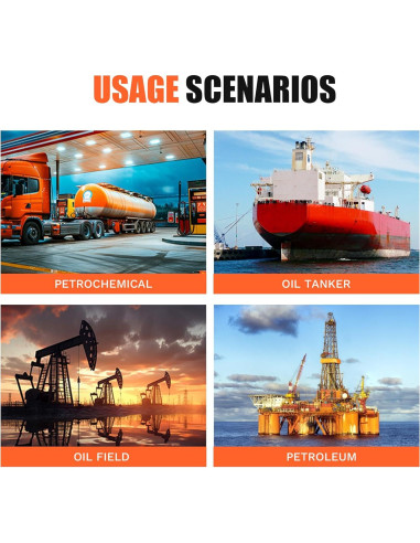 Cinta de Medición de Aceite Cekegon 10M Acero Inoxidable