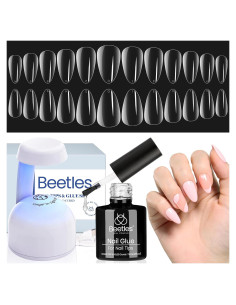 Kit de Uñas de Gel Beetles Almendra Corta 500 Piezas