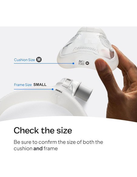 Sistema de Marco CPAP ResMed AirFit F30i - Sin Arnés - Mediano