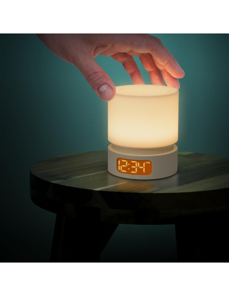 Reloj Despertador Digital La Crosse Technology Nikko Luz Asistida