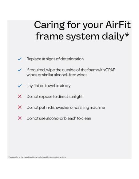 Sistema de Marco CPAP ResMed AirFit F30i - Sin Arnés - Mediano