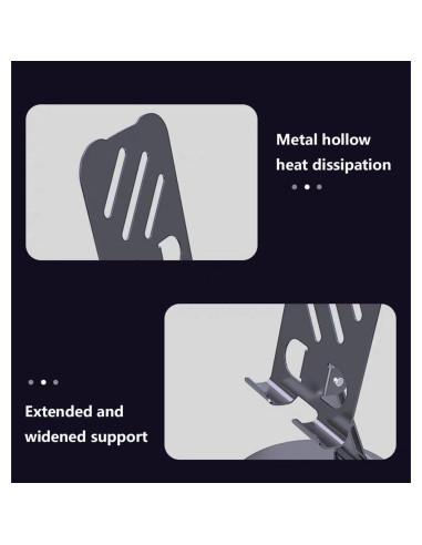 Soporte Plegable para Teléfono Celular JUEJUEZI Metal Ajustable