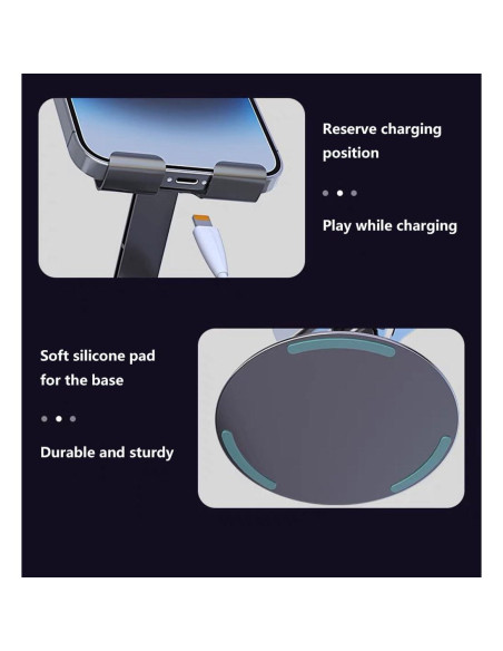 Soporte Plegable para Teléfono Celular JUEJUEZI Metal Ajustable