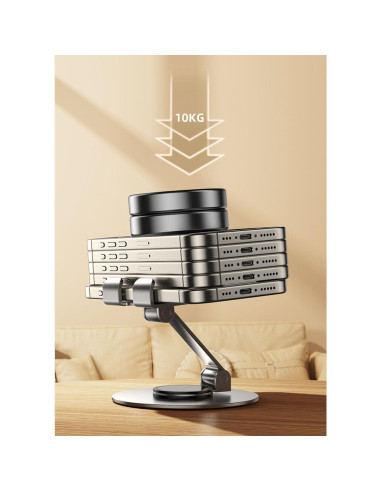 Soporte Plegable para Teléfono Celular JUEJUEZI Metal Ajustable