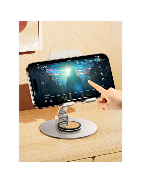 Soporte Plegable para Teléfono Celular JUEJUEZI Metal Ajustable