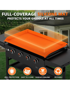 Cubierta de silicona Blackstone 91.44 cm - Protección impermeable 2