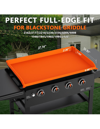 Cubierta de silicona Blackstone 91.44 cm - Protección impermeable