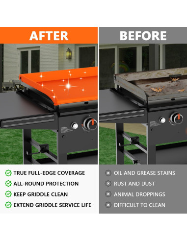 Cubierta de silicona Blackstone 91.44 cm - Protección impermeable