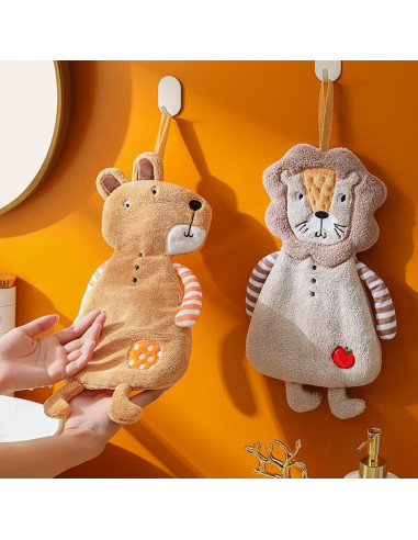 Toalla de Mano Animal Surakey Zorro 33x18cm Absorbente