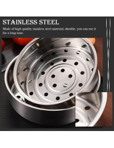 Cesta de Vapor Acero Inoxidable Cabilock 22.5 cm Apta Lavavajillas 2