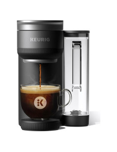 Cafetera Keurig K-Crema 72 oz, Presión y MultiStream, Negro