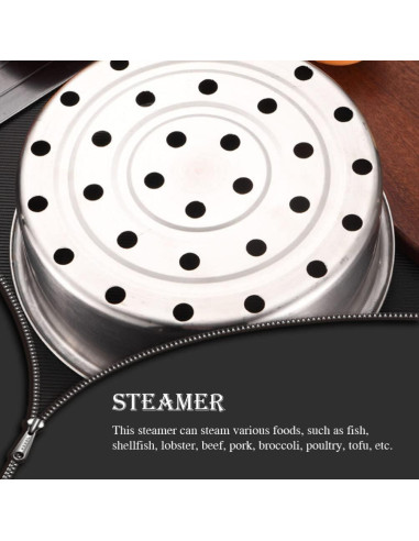 Cesta de Vapor Acero Inoxidable Cabilock 22.5 cm Apta Lavavajillas