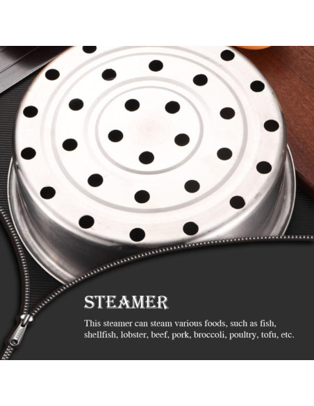 Cesta de Vapor Acero Inoxidable Cabilock 22.5 cm Apta Lavavajillas