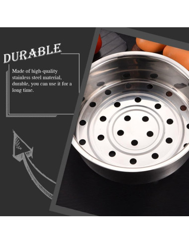 Cesta de Vapor Acero Inoxidable Cabilock 22.5 cm Apta Lavavajillas