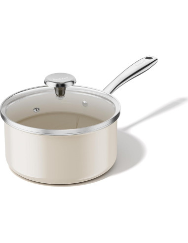Cacerola Cerámica RedChef 2.5QT Antiadherente con Tapa