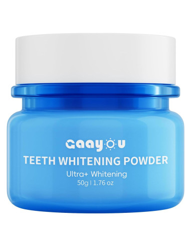 Polvo Blanqueador de Dientes Gaayou 50g Sabor Menta Natural