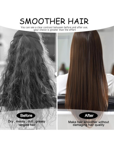 Cepillo de Pelo de Madera Natural Zyghjort - 2 Piezas, Antiestático