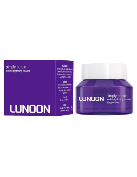 LUNOON Polvo Blanqueador de Dientes - Fórmula Natural y Efectiva