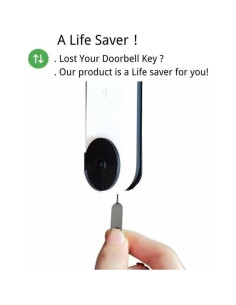 Juego de Llave para Timbre 2 Piezas Sndperiexam - Compatible Arlo, Nest, Eufy 2