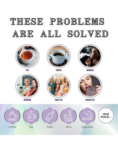 LUNOON Polvo Blanqueador de Dientes - Fórmula Natural y Efectiva