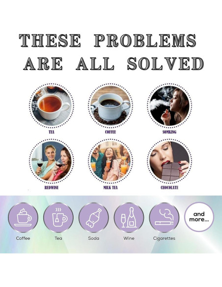 LUNOON Polvo Blanqueador de Dientes - Fórmula Natural y Efectiva