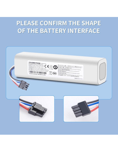 Batería de Ión de Litio 6800mAh para Aspiradoras Dreame
