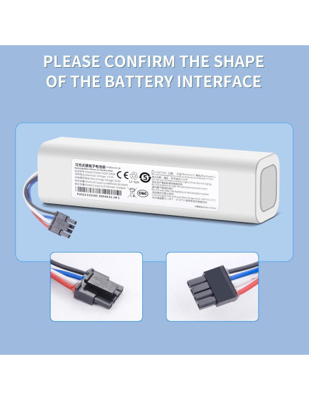 Batería de Ión de Litio 6800mAh para Aspiradoras Dreame