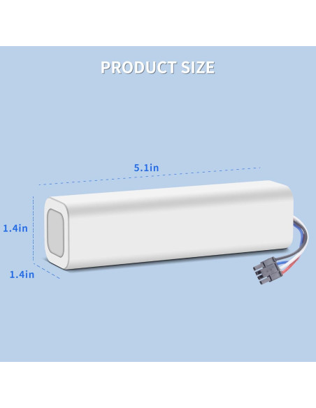 Batería de Ión de Litio 6800mAh para Aspiradoras Dreame