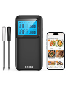 Termómetro de Carne Inkbird Inalámbrico con WiFi y Bluetooth