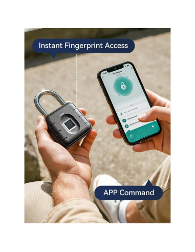 Candado de Huella Dactilar NexusLab LOCK-P80S IP67