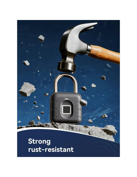 Candado de Huella Dactilar NexusLab LOCK-P80S IP67