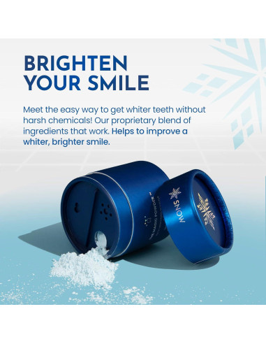 Polvo Blanqueador de Dientes SNOW - Sabor Lavanda y Menta 18g