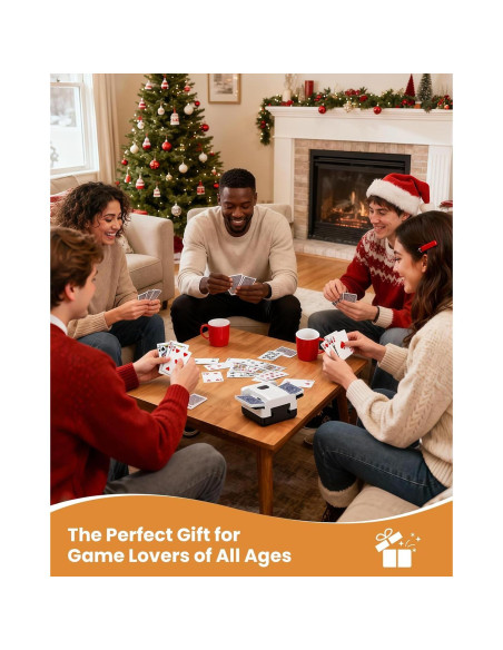 Barajador de Cartas Automático Linkbolt B02 2000mAh Negro