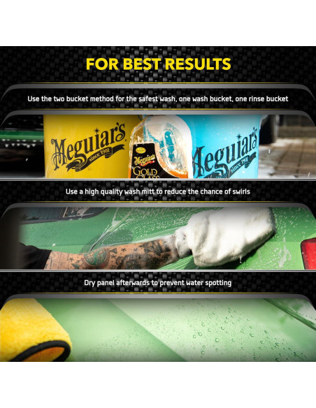 Champú Lavado de Autos Gold Class Meguiar's 3.98 kg - Paquete de 2