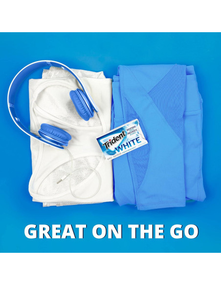 Chicle Trident Blanco Menta Sin Azúcar 144 Piezas