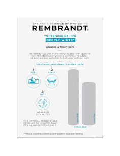 Tiras Blanqueadoras Rembrandt 28 Tiras para Dientes Naturales 2