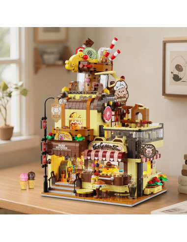 Conjunto de Construcción Casa de Helados INSOON 1377 PZS