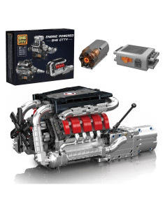 Kit de Construcción Motor V8 QHECTTY 1169 Piezas STEM