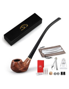 Pipa de Tabaco Joyoldelf de Madera de Rosa con Accesorios