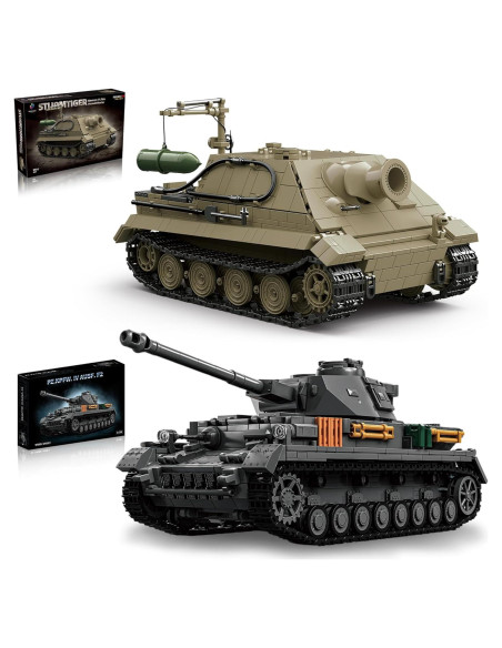 Conjunto de Construcción Tanques Militares WWII Modelo Colección