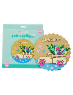 Kit de Manualidades APLI Krapli Bienvenida - Base Redonda 22 cm